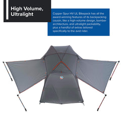 Big Agnes Copper Spur HV UL2 bikepack tent with two doors showcases versatile entry points and storage