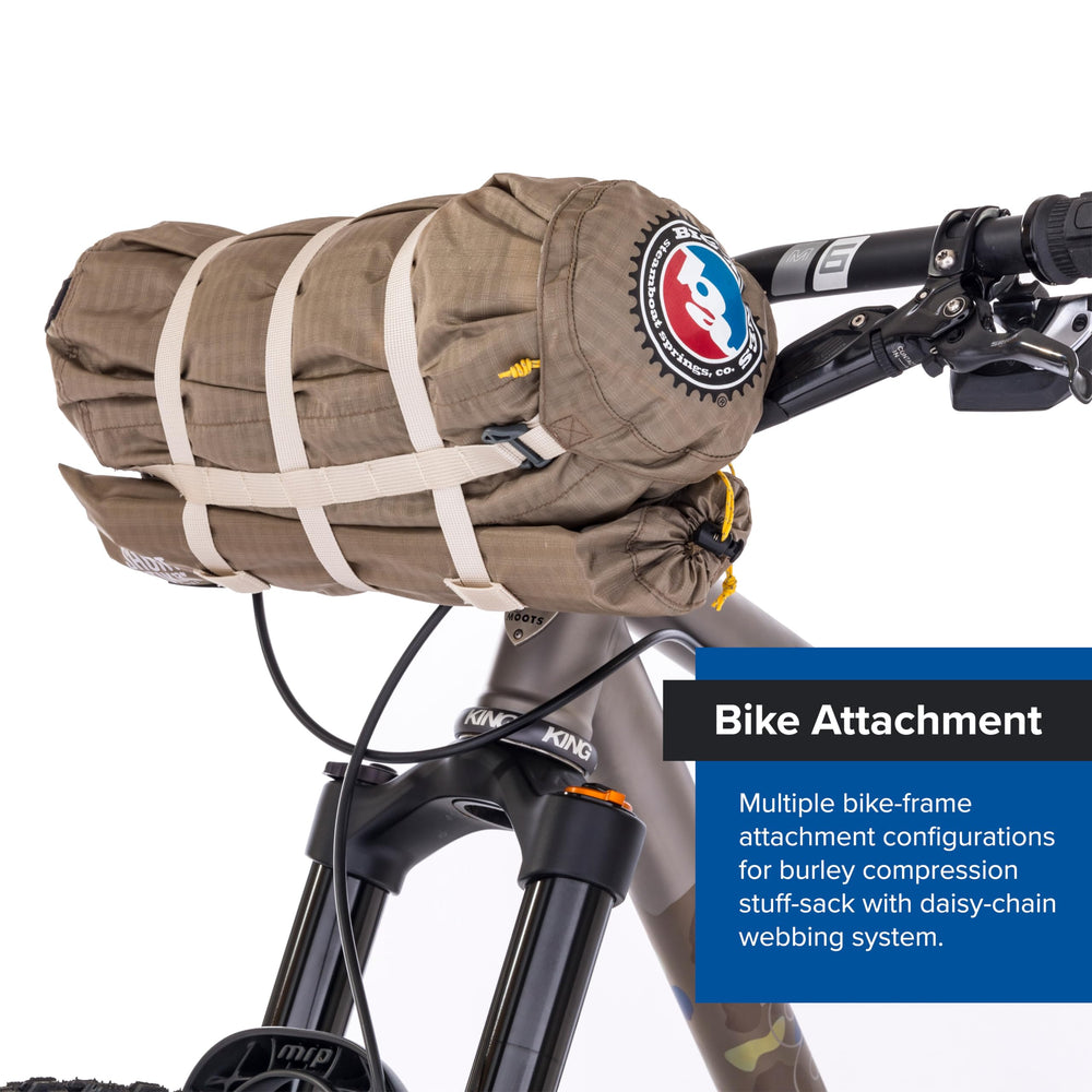 Big Agnes Dirt Dagger UL stakes close-up shows lightweight durability.