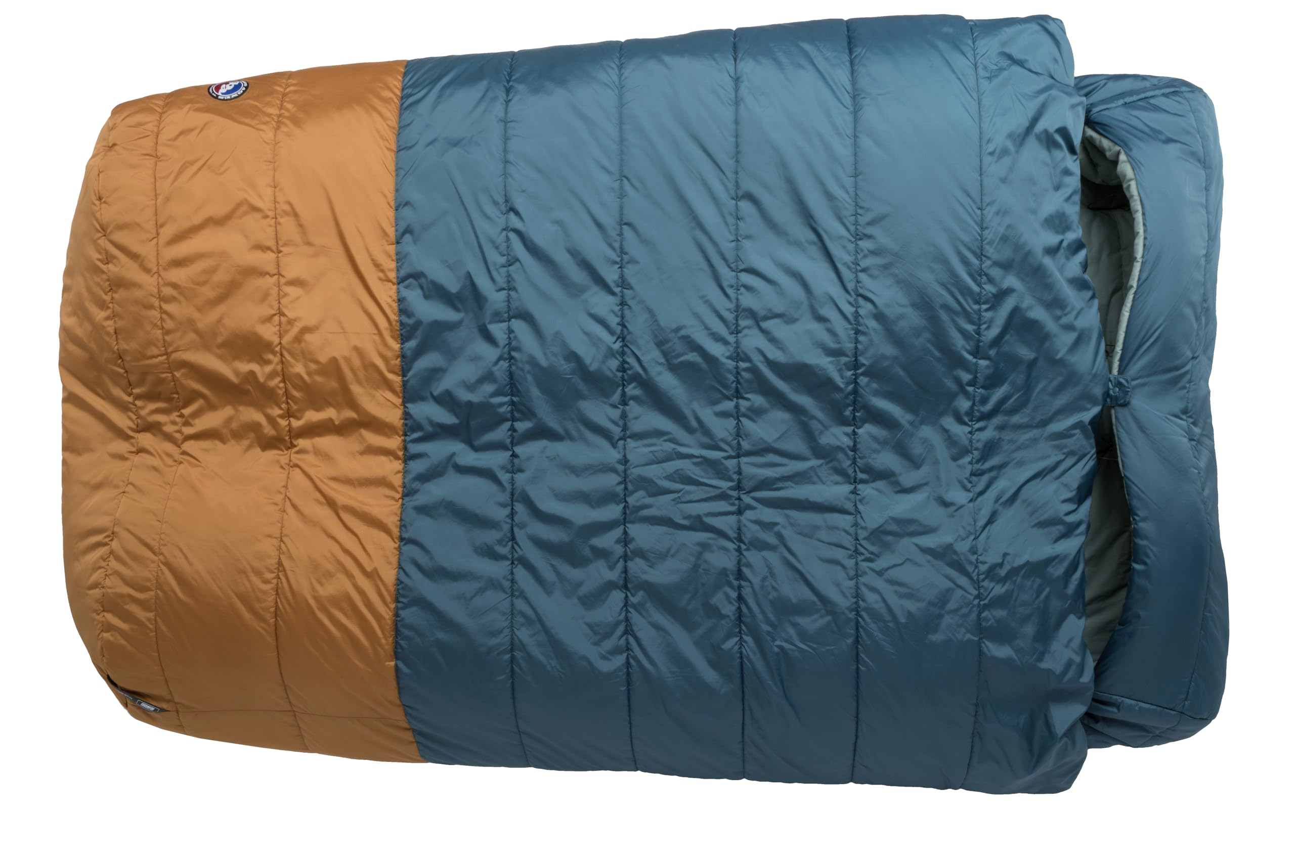 Big Agnes Dream Island 50 Double Wide set up in tent for two warmth and space.