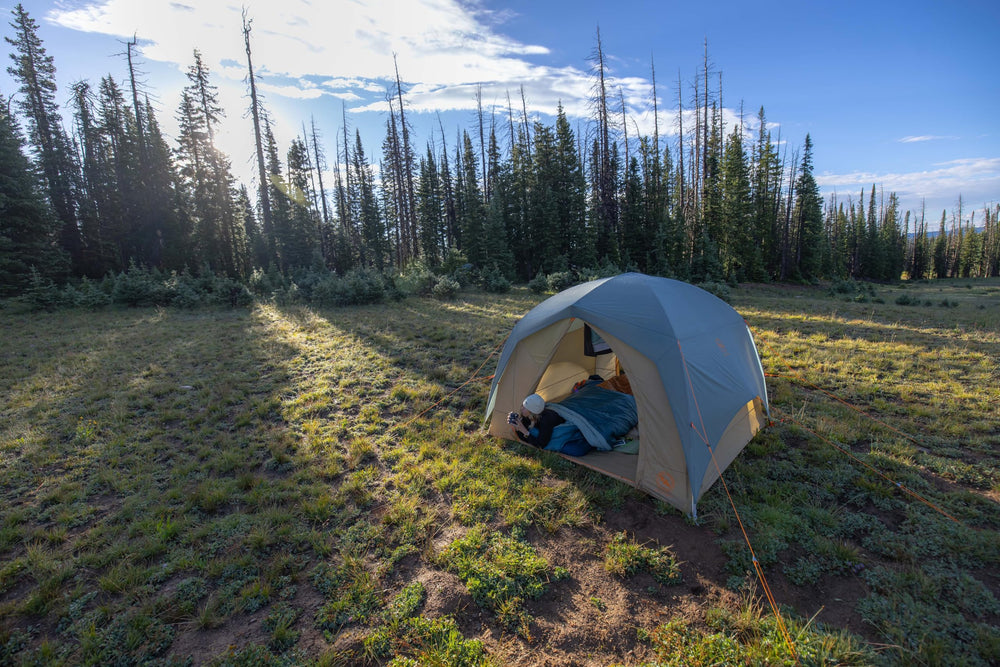 Big Agnes Echo Park stuff sack included for compact packing.