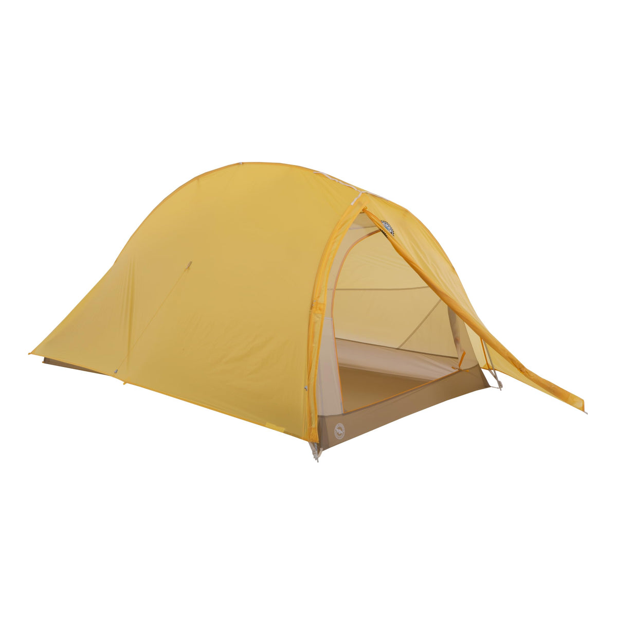 Big Agnes Fly Creek HV UL Bikepack tent front view shows compact bikepacking-ready shelter.