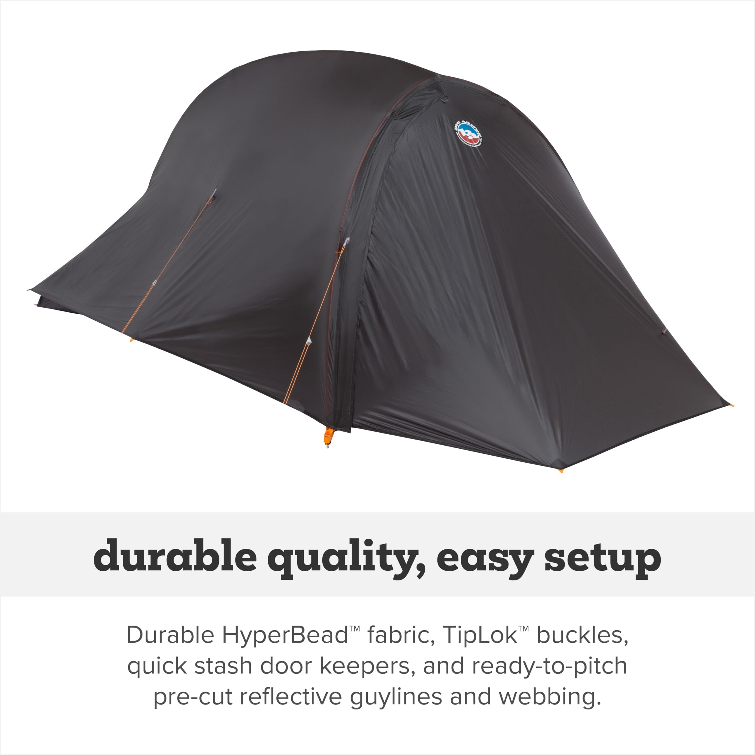 Big Agnes Fly Creek UL 2P tent dry-entry vestibule offers easy access and gear protection