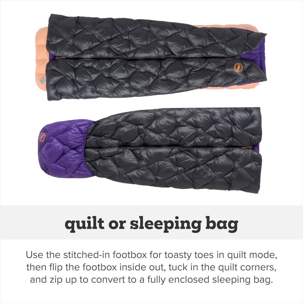 Big Agnes Fly Creek UL 850 DownTek mesh storage sack aids care and organization.