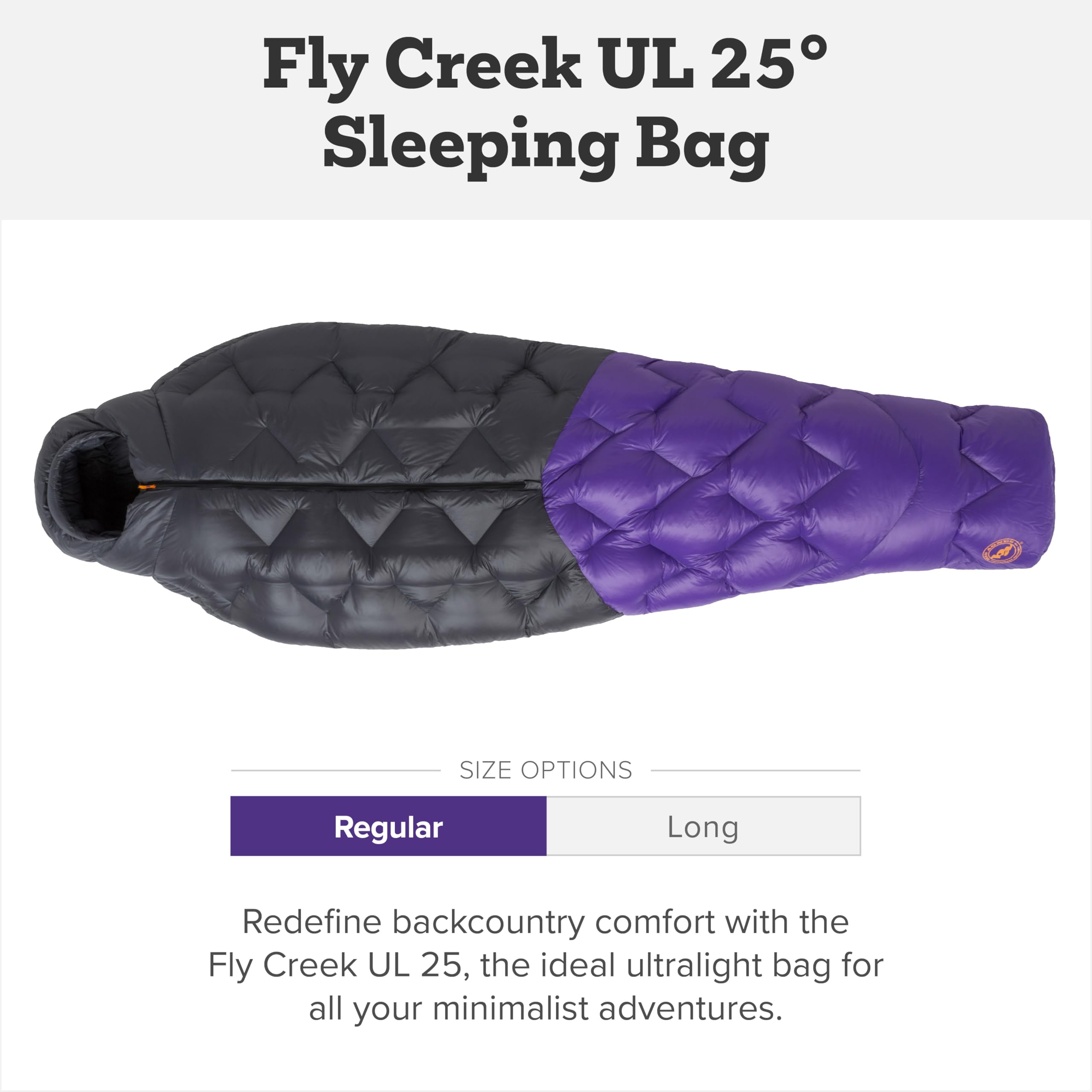 Big Agnes Fly Creek UL-850 DownTek footbox quilt-mode demonstrates versatile sleeping options