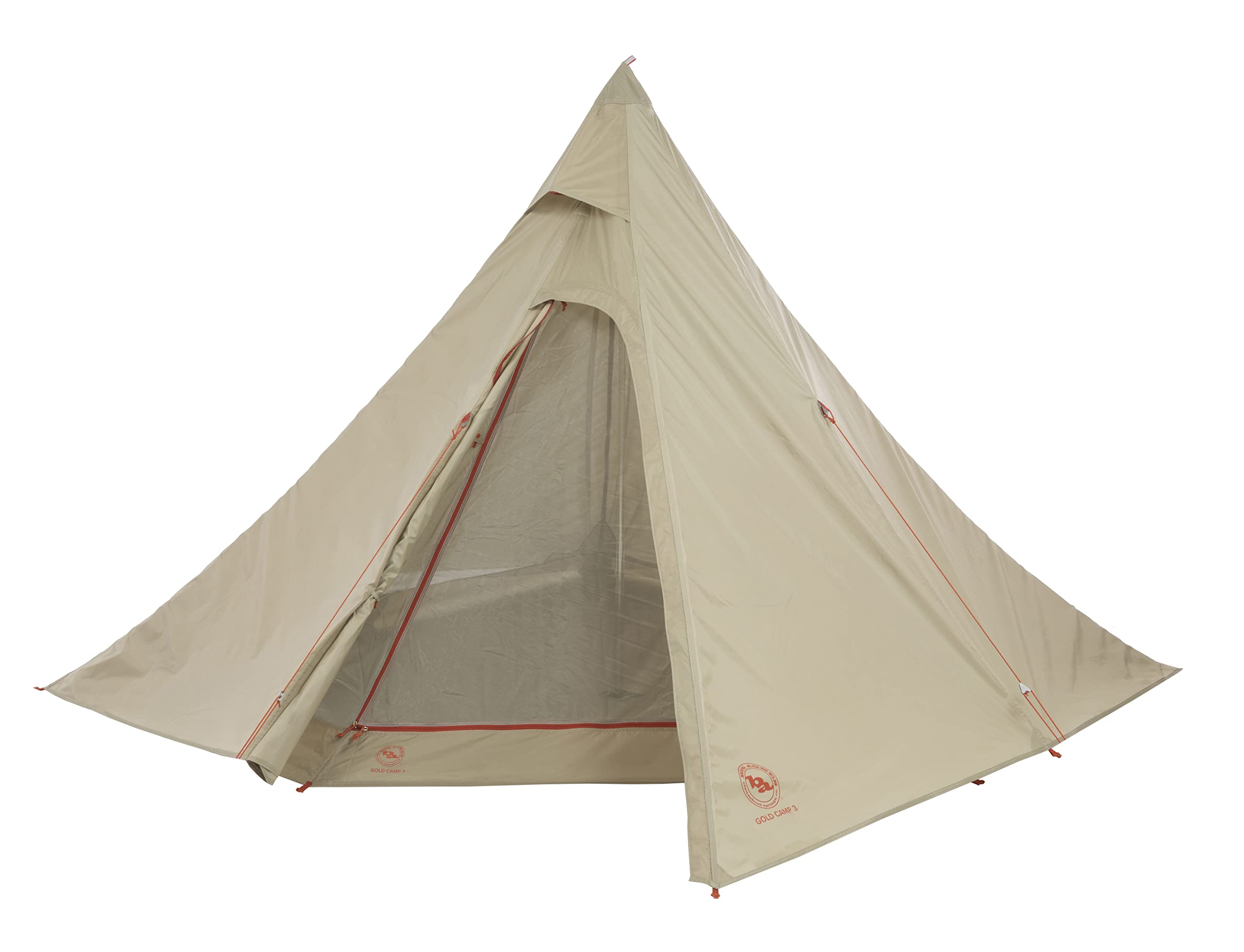 Big Agnes Gold Camp Mesh Inner attachment detail showing exterior toggles
