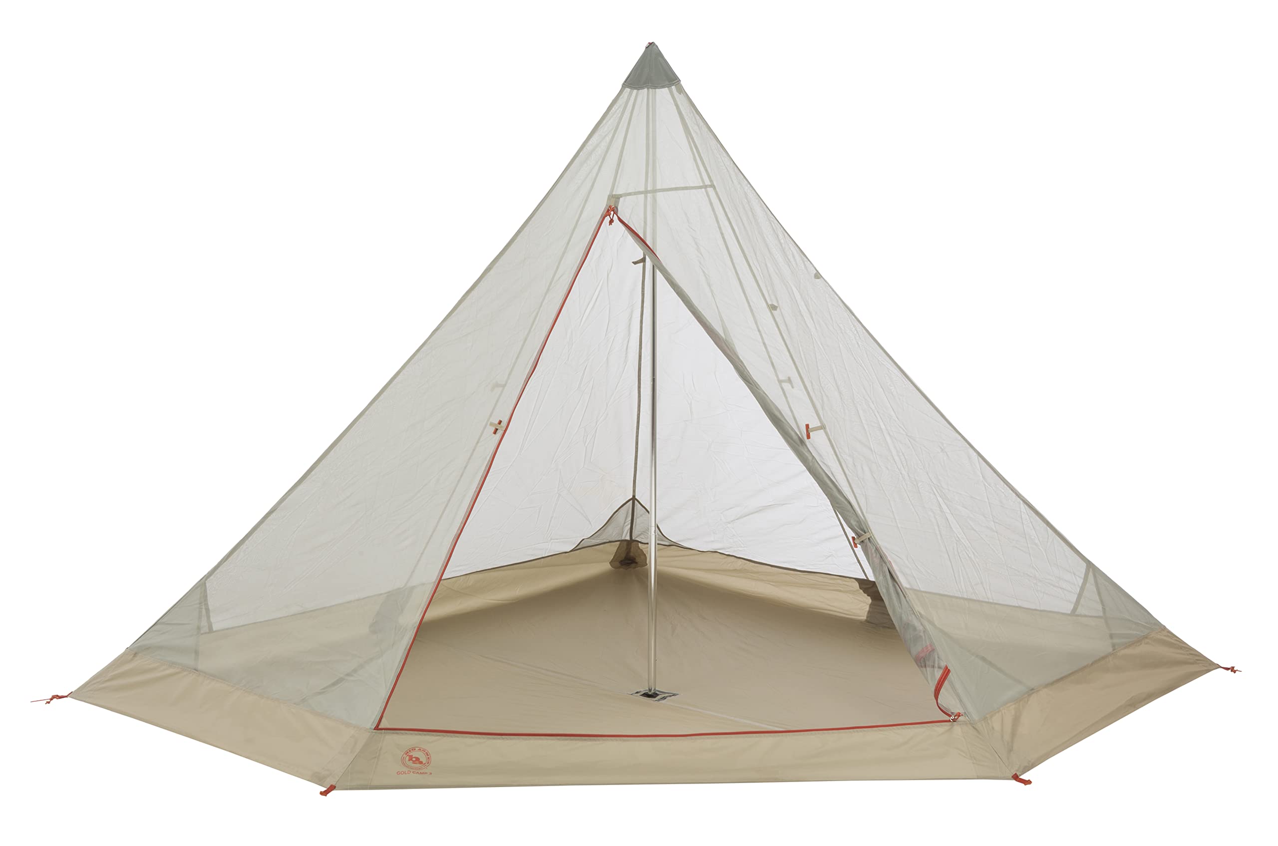 Big Agnes Gold Camp Mesh Inner interior space highlighting vestibule and gear storage