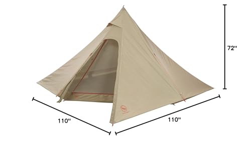 Big Agnes Gold Camp Mesh Inner setup with tarp for versatile shelter on the go.
