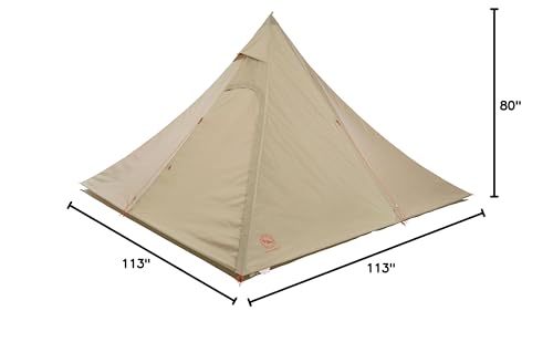 Big Agnes Gold Camp Tarp Safari doors and vents promote airflow.