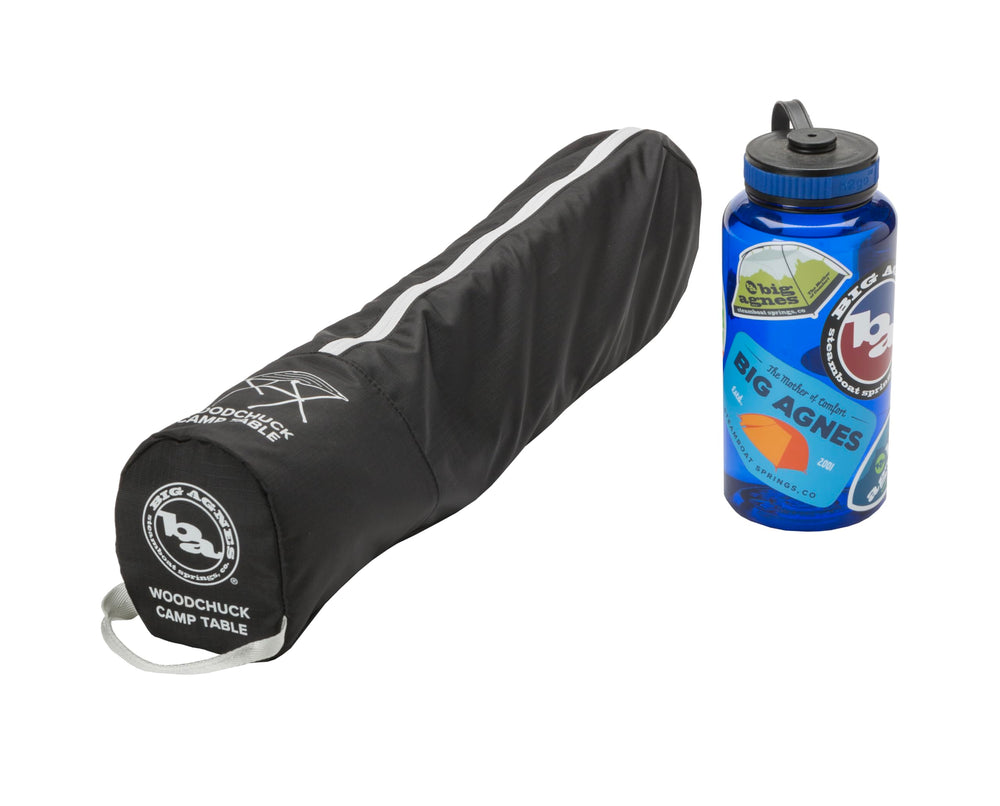 Big Agnes hard-top surface provides stable cooking area in rugged backcountry.