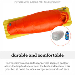 Big Agnes Wolverine Fireline Eco insulation delivers warmth even when damp.