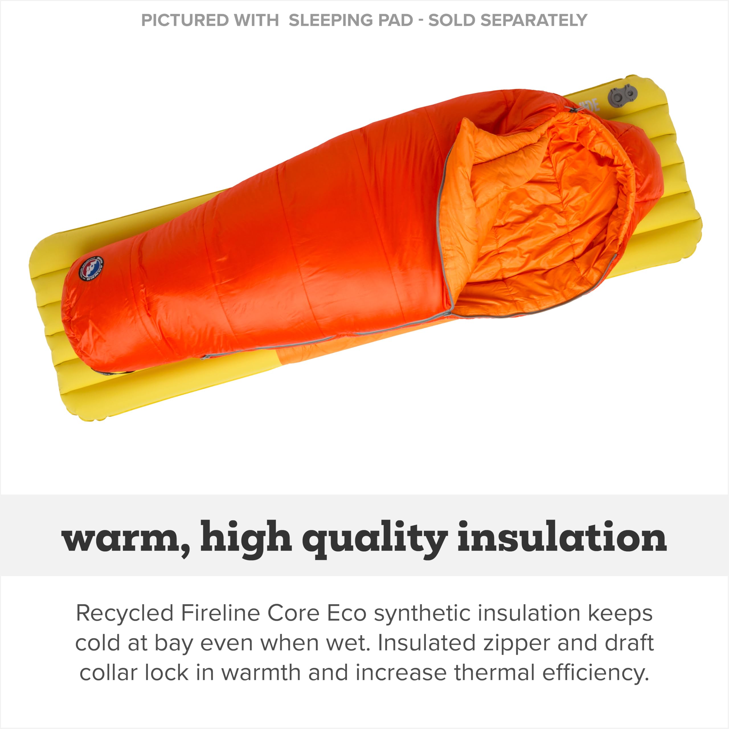 Big Agnes Wolverine REM Storage Sleeve doubles as pad sleeve and storage.