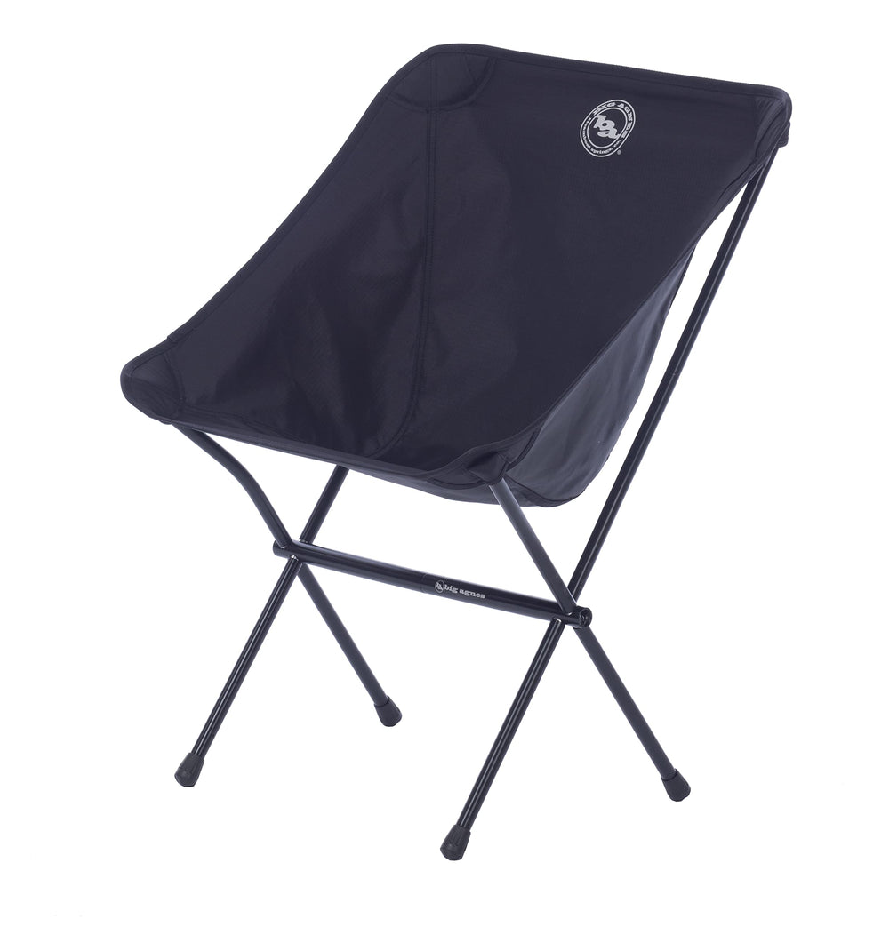 Big Agnes Mica Basin Camp Chair XL folded for easy packing