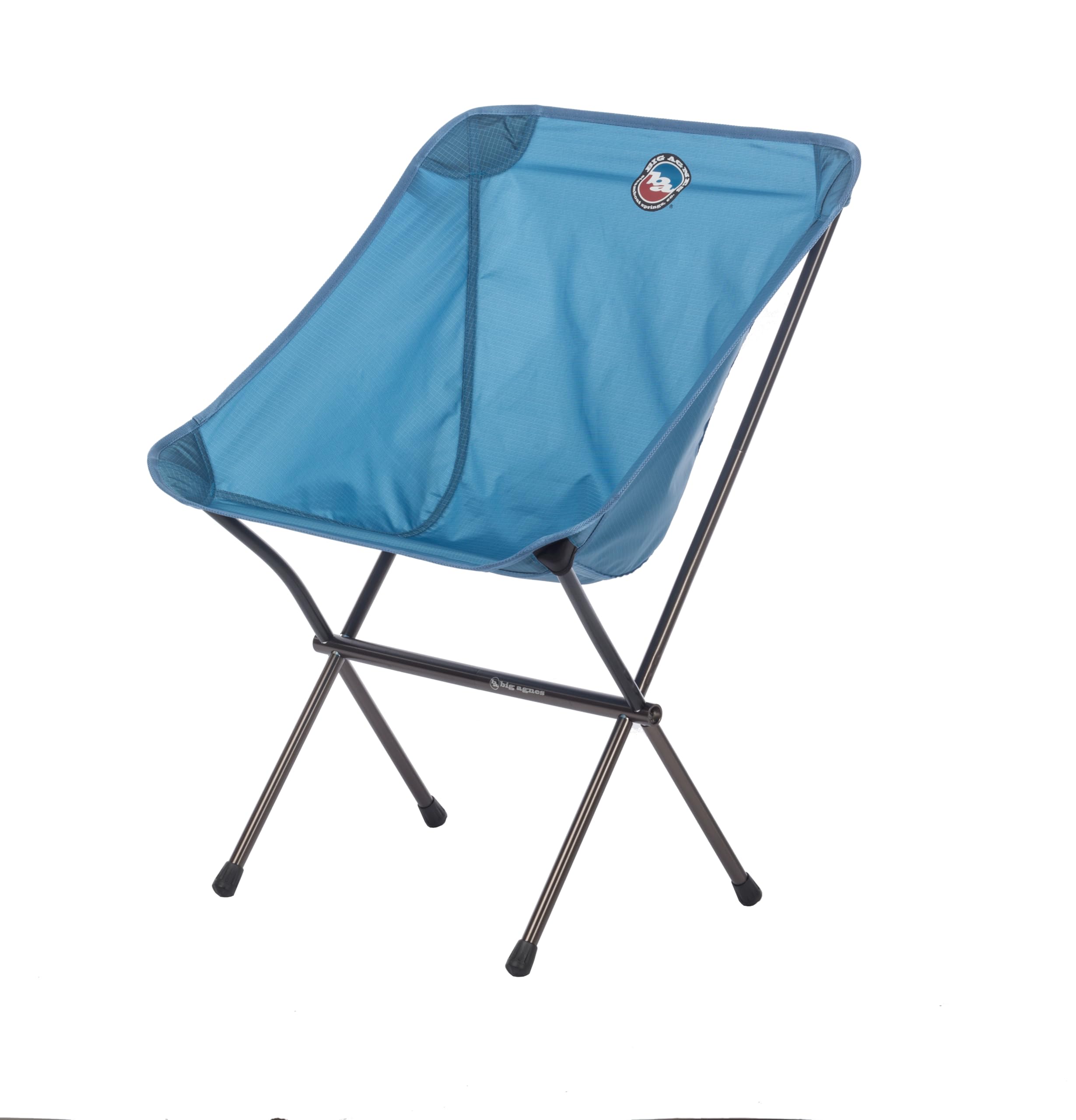 Big Agnes Mica Basin Chair deep-seat for relaxed campsite lounging.