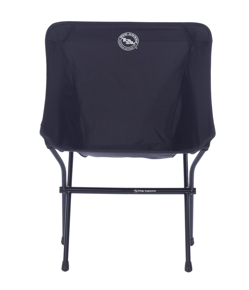 Big Agnes Mica Basin Chair ultralight frame offers portable camping comfort.