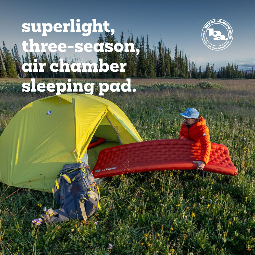 Big Agnes Rapide SL compact pack size suits ultralight hikers.