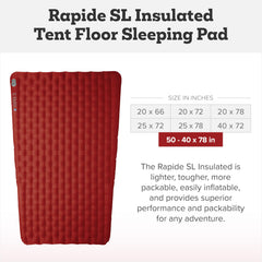 Closeup of Big Agnes Rapide SL high-volume valve for quick, adjustable inflation.