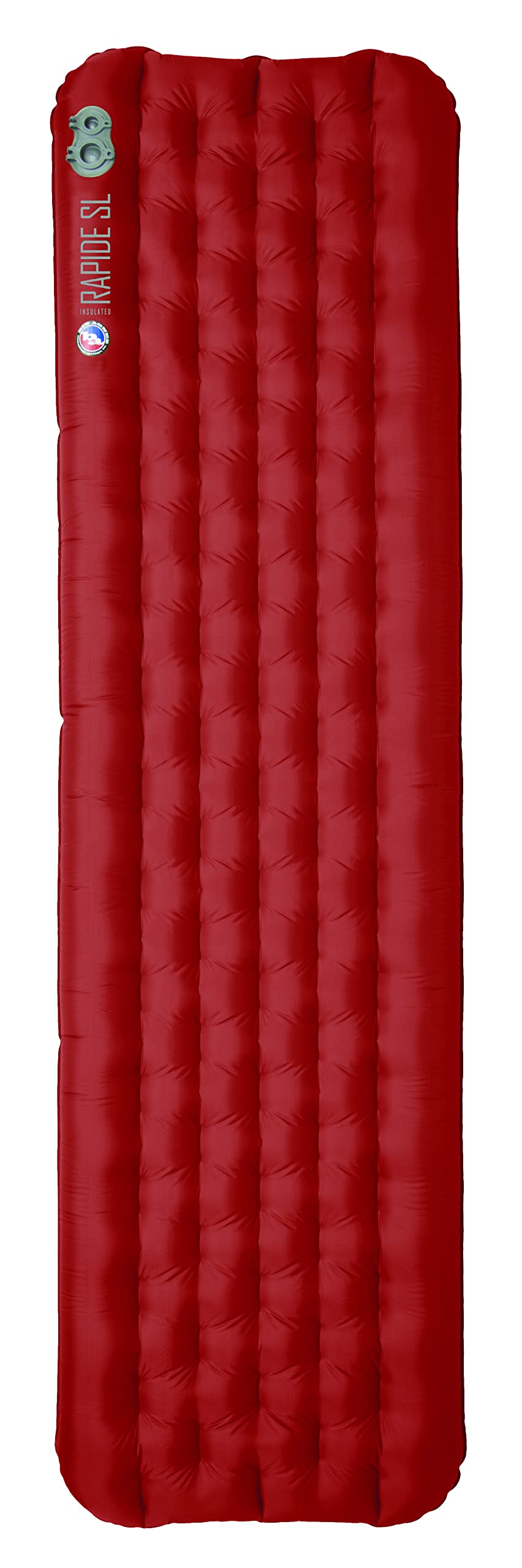 Big Agnes Rapide SL insulated sleeping pad orange 20x66 with warm, cushioned comfort
