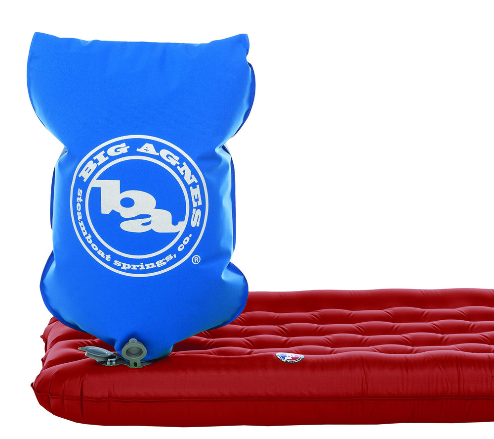 Big Agnes Rapide SL valves and inflation sack enable quick setup on uneven ground