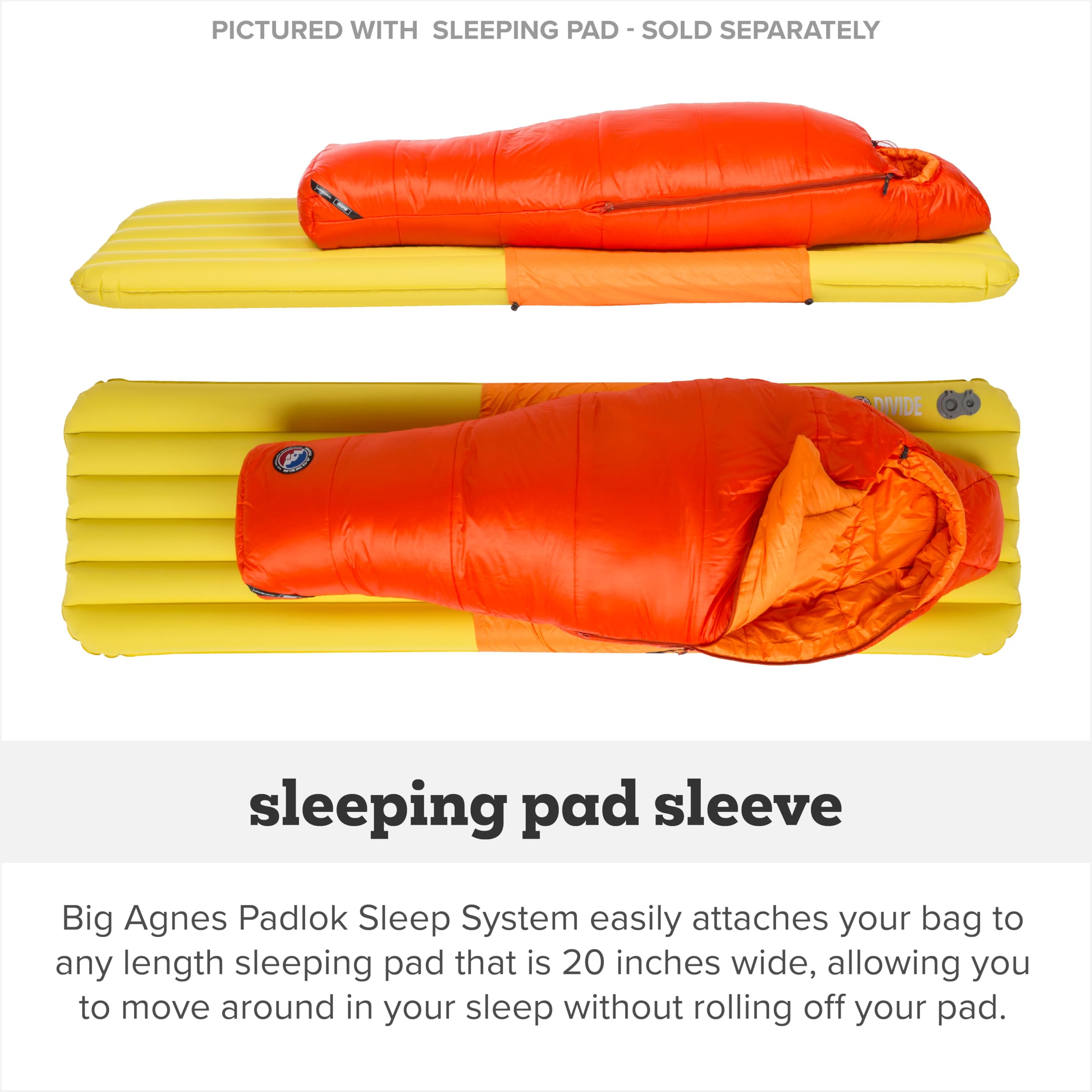 Big Agnes REM Storage Sleeve doubles as a compact storage sack