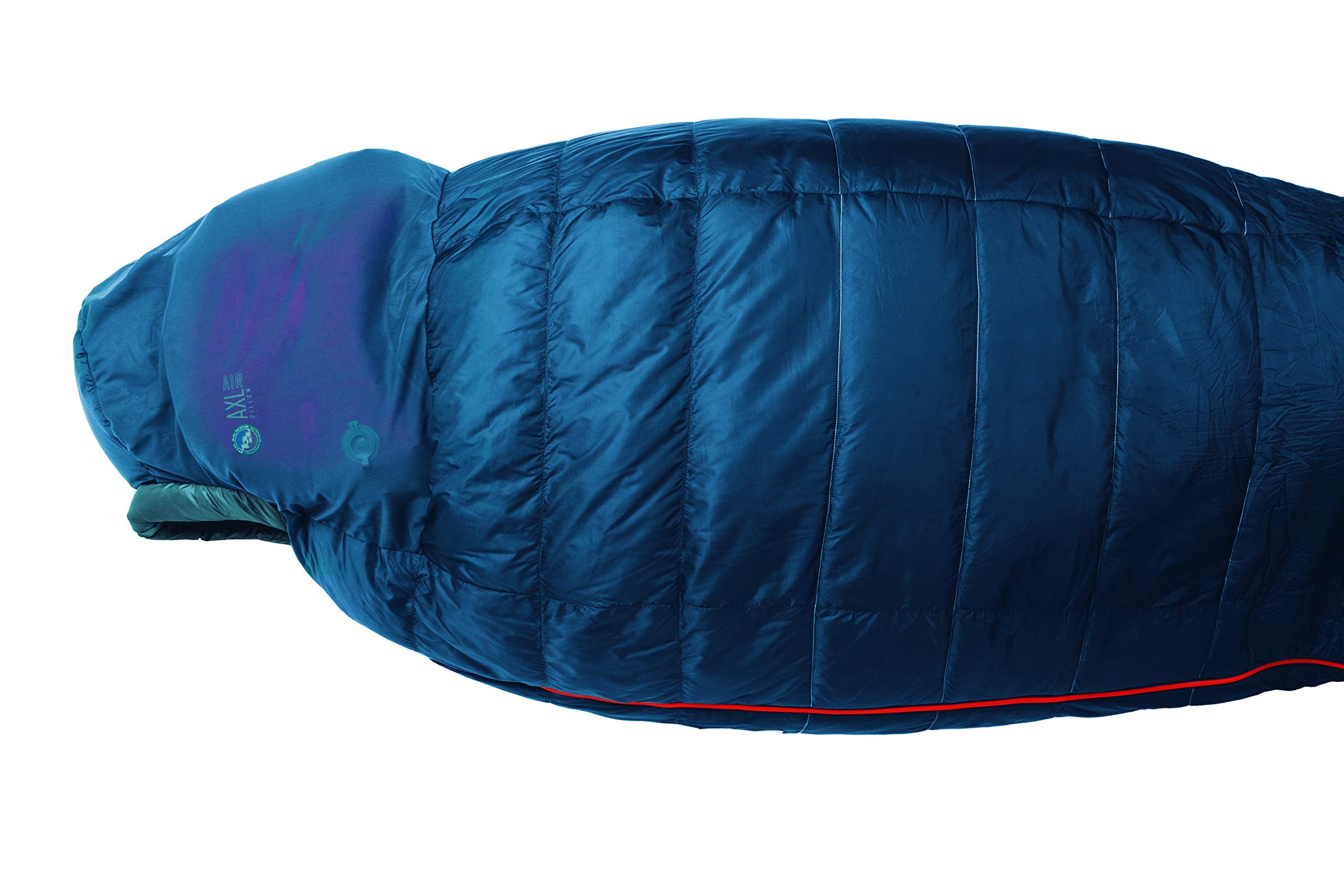Big Agnes Sidewinder SL 35 anti-snag zipper reduces drafts during side sleep