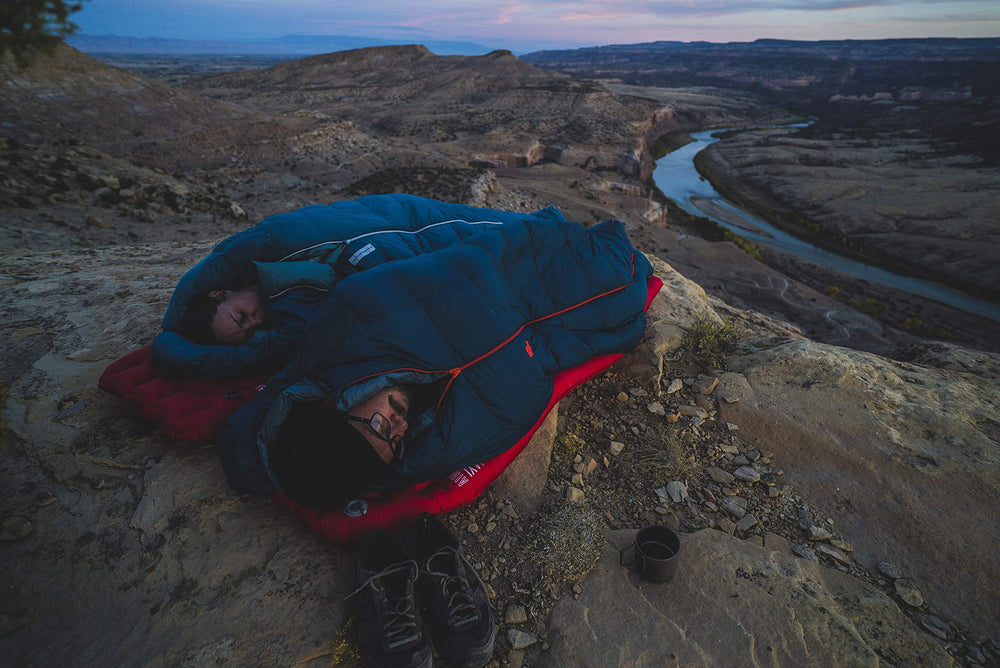 Big Agnes Sidewinder SL 35 compact pack size with carry sack