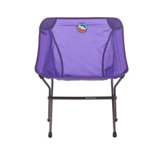 Big Agnes Skyline UL Chair in royal purple, closed, ultra-portable for backpacking.