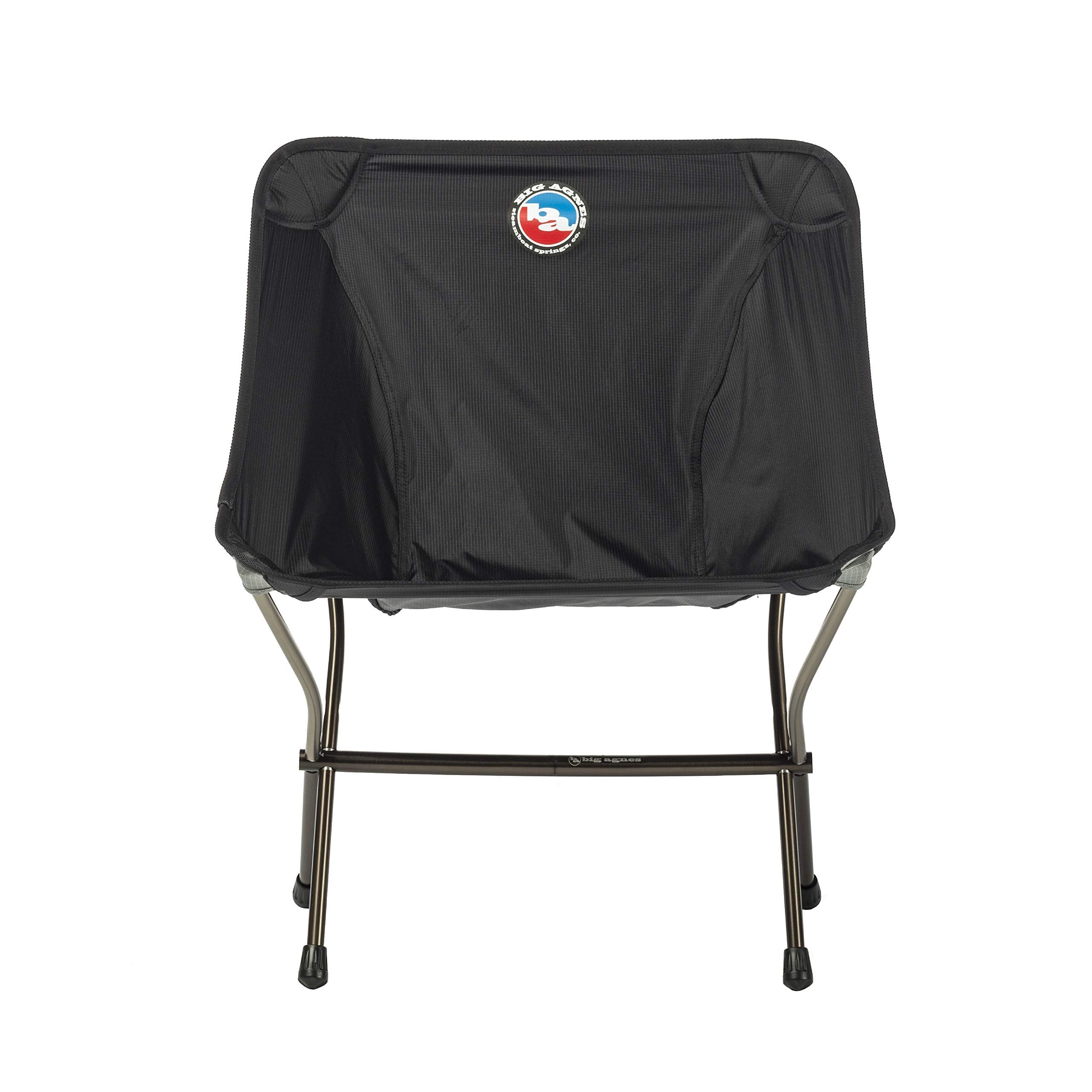 Big Agnes Skyline UL chair during setup for fast, lightweight seating on trail.