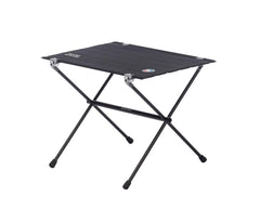 Big Agnes Soul Kitchen table folding top clipping onto frame for flat surface.