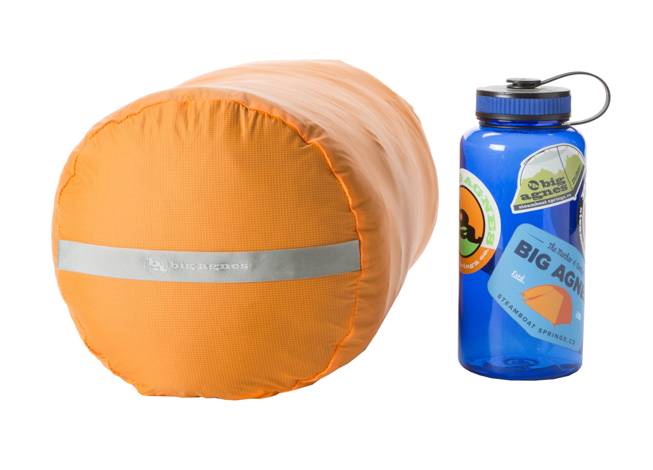 Big Agnes Tangelo 20L in-use show versatile packing for sleeping bags and clothing