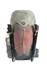 Big Agnes Sweetwater UL 28L back view highlights Load Wrangler system for stable carries