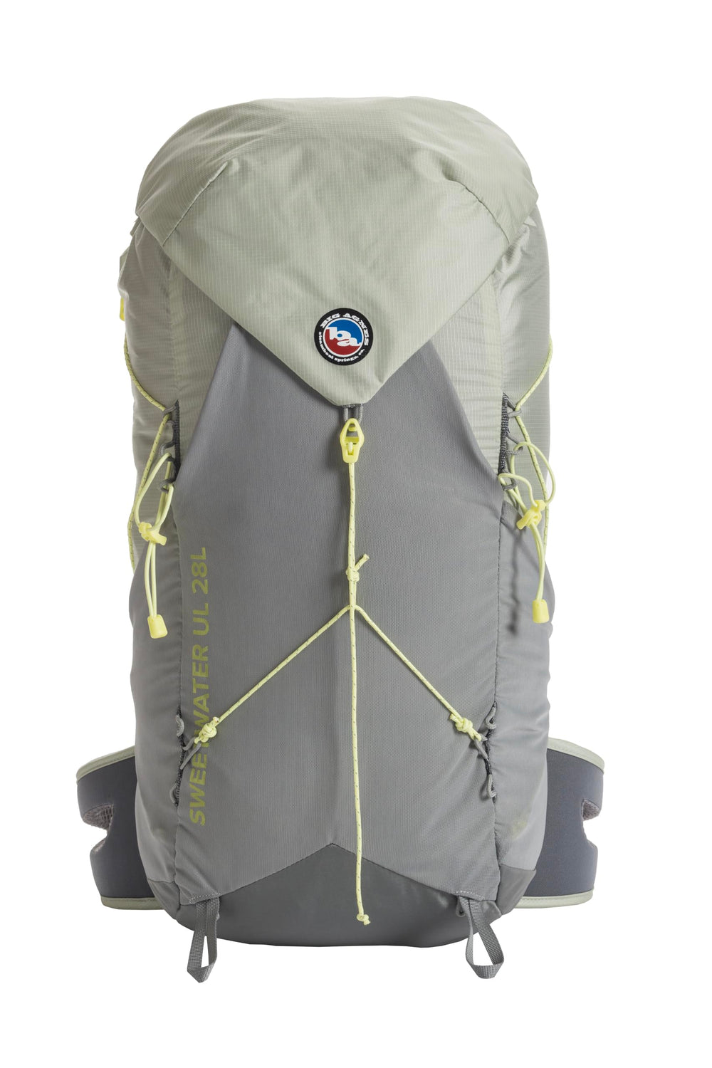 Big Agnes Sweetwater UL 28L side view demonstrates streamlined fit for fast-paced treks