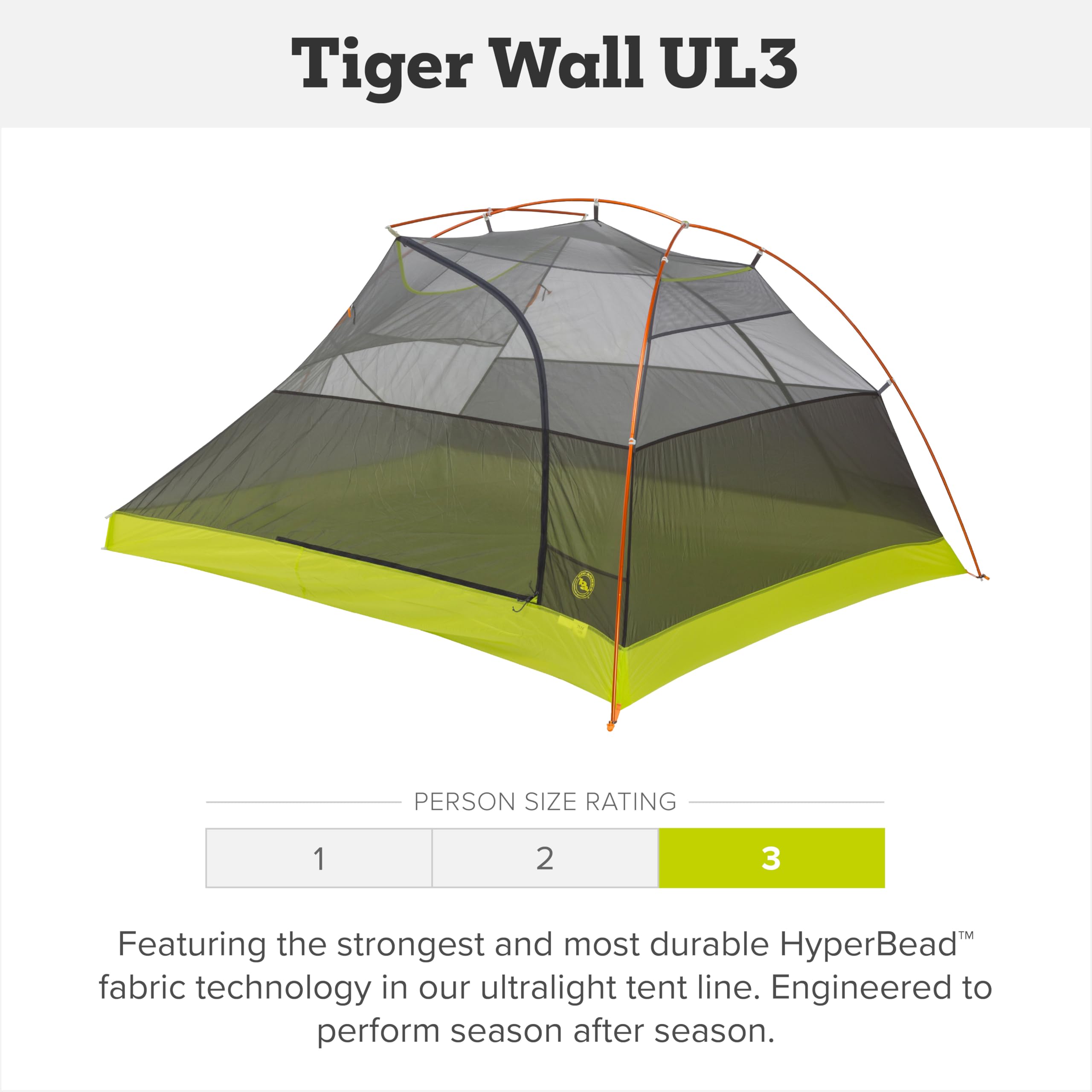 Inside the Tiger Wall UL 3P showing spacious interior and organization pockets