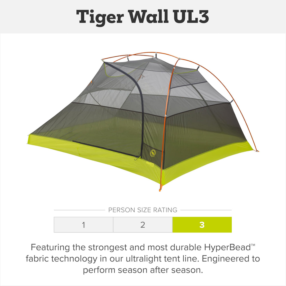 Inside the Tiger Wall UL 3P showing spacious interior and organization pockets