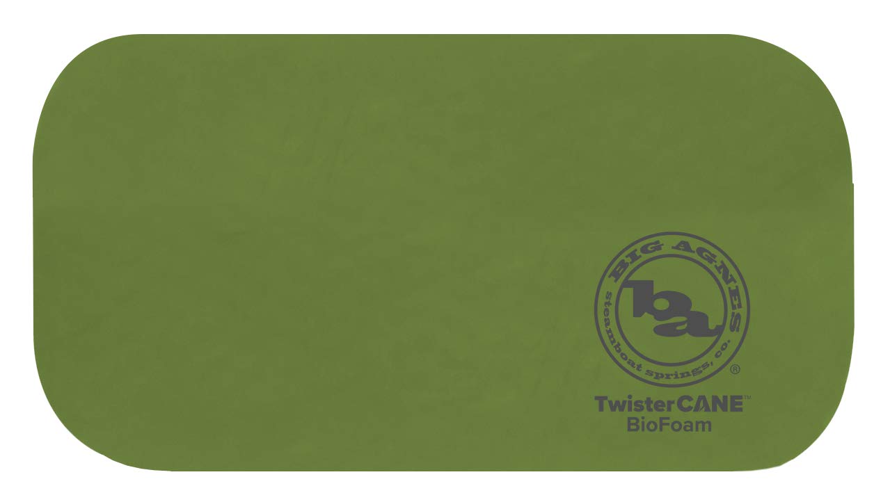 Big Agnes TwisterCane BioFoam Seat for ultralight backcountry seating with warmth.