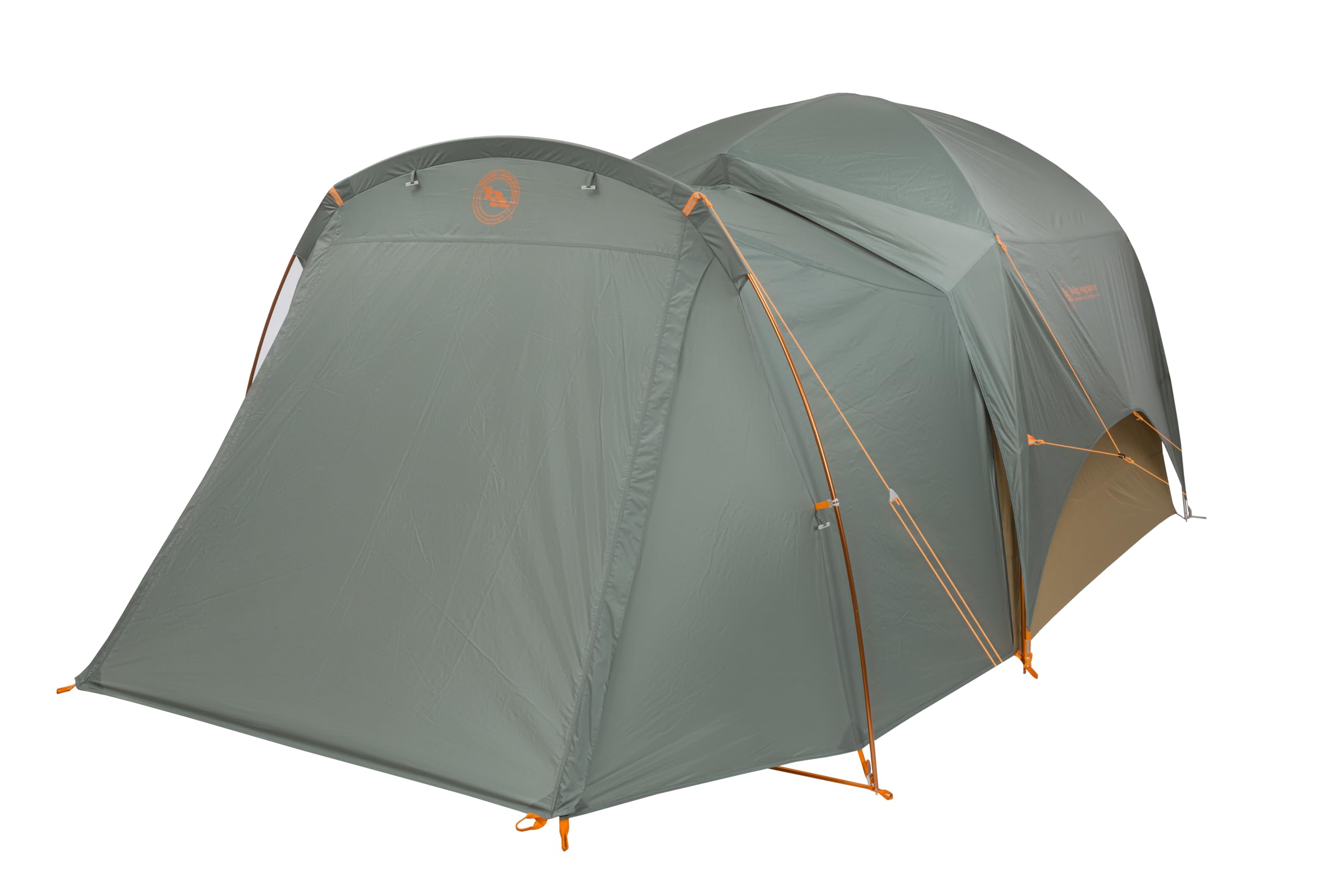 Big Agnes Vestibule Dirt Dagger UL stakes keep the setup secure.