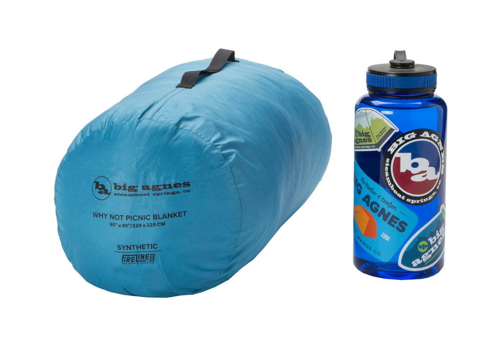 Big Agnes Why Not Picnic Blanket’s attached stuff sack doubles as storage.