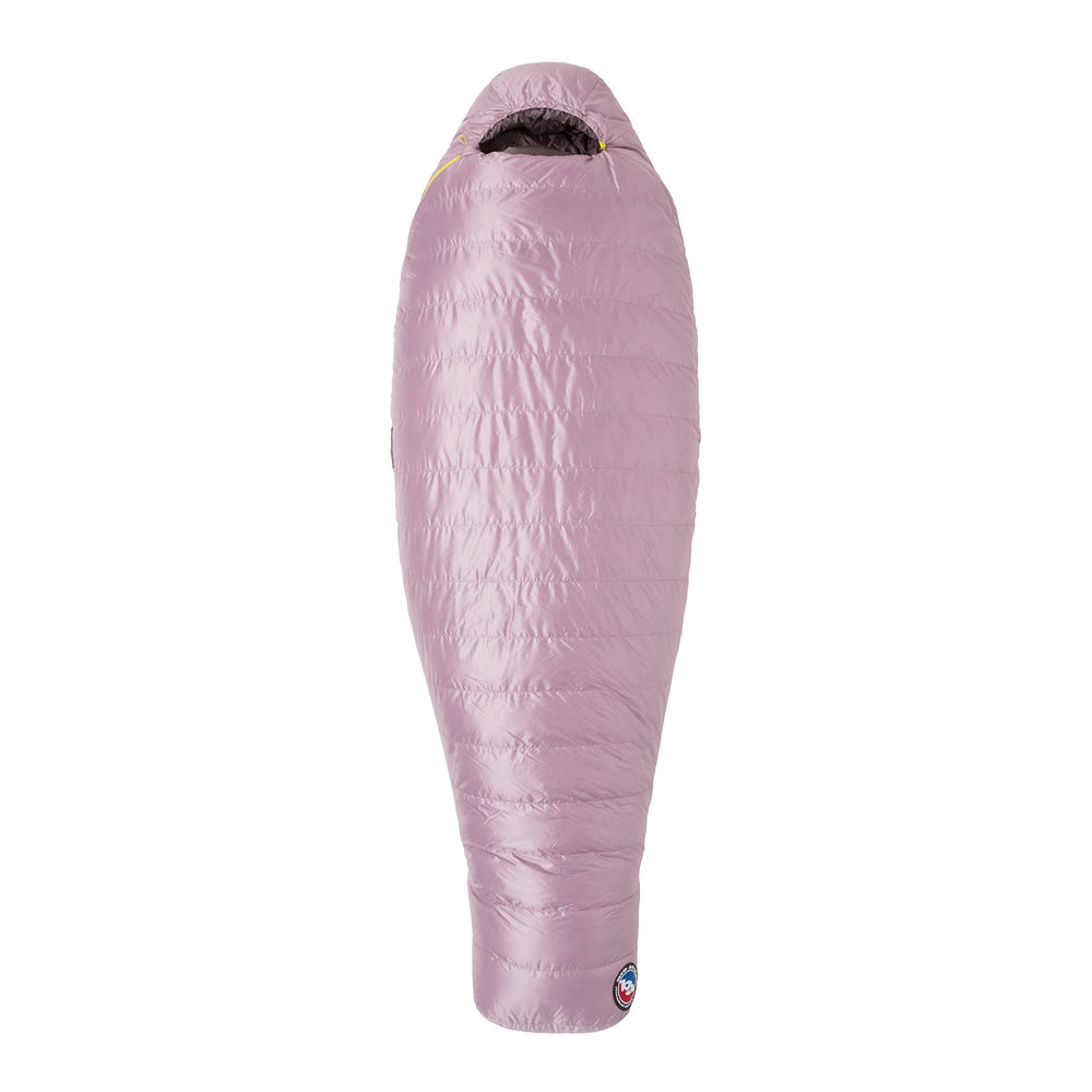 Big Agnes Greystone 20° women's bag, front view showing mummy shape