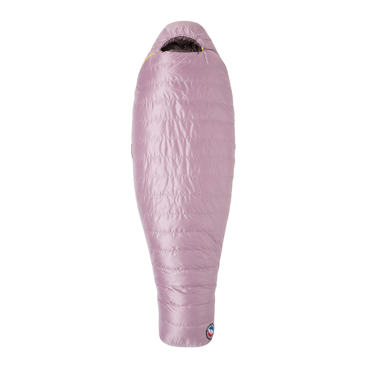 Big Agnes Greystone 20° women's bag, front view showing mummy shape