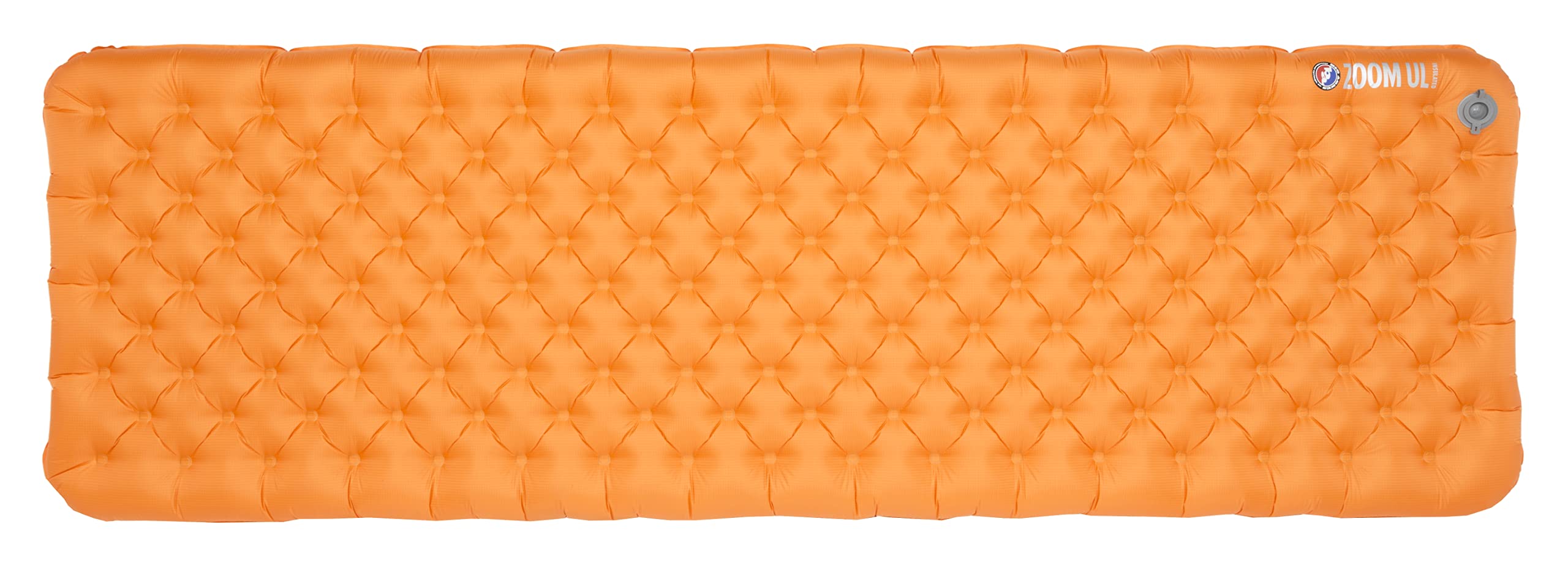 Big Agnes Zoom UL insulated sleeping pad Amber Glow for ultralight backpacking comfort.