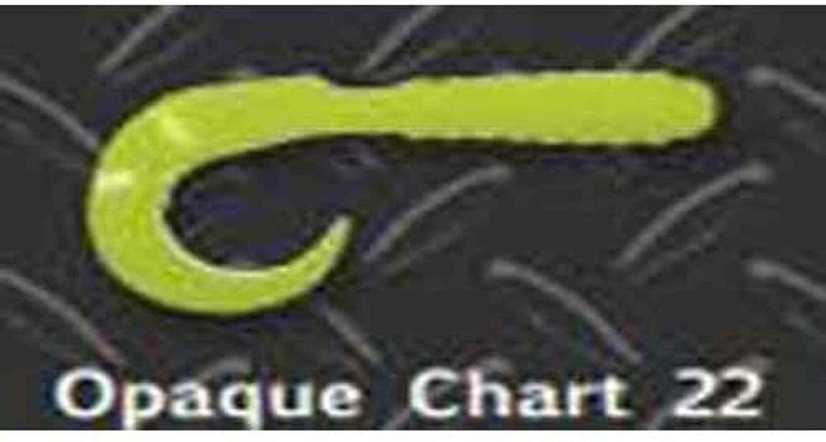 Big Bite Baits 2-inch Curl Tail Grub in opaque chartreuse, ideal for crappie and panfish