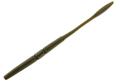 Big Bite Baits Nekorama 7-inch worm in Matte Green Pumpkin for versatile deep and shallow fishing