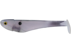 Big Bite Baits B5 Line Thru Swimbait, Pearly Shad, delivers a strong tail thump for slow retrieves.