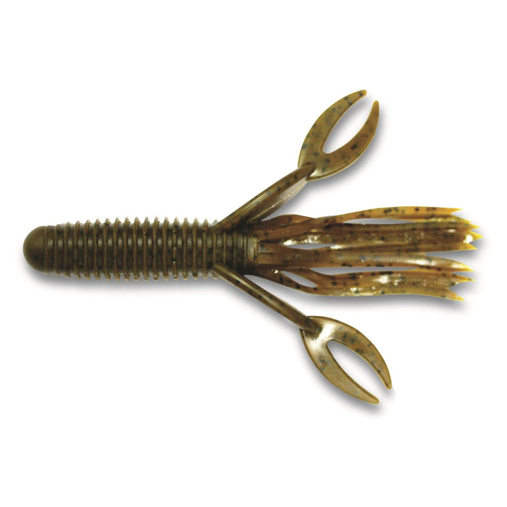 Big Bite Baits Craw Tube Tilapia 4in head rig demonstrates easy, reliable rigging.