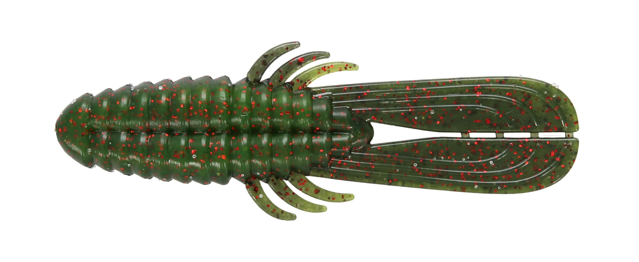 Big Bite Baits FAFO 4-inch action shot shows buoyant lure that mimics prey to entice strikes.