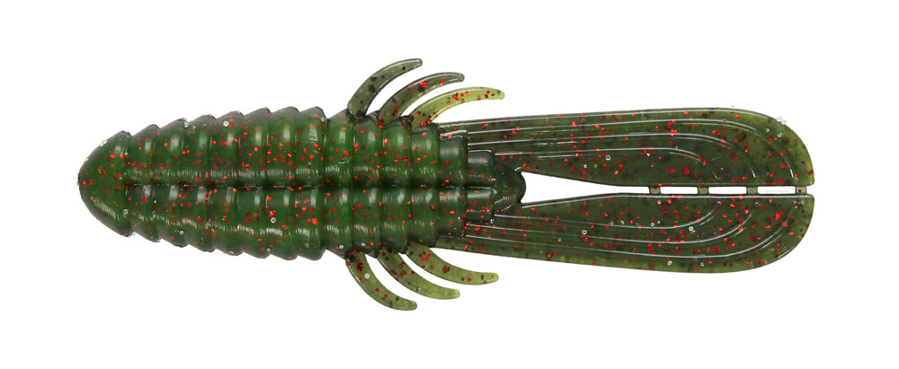 Big Bite Baits FAFO 4-inch action shot shows buoyant lure that mimics prey to entice strikes.