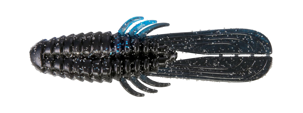Big Bite Baits FAFO 4-inch lure with flipping action to entice bass on the strike.