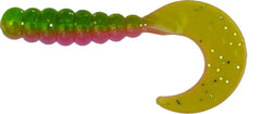 Big Bite Baits FG241 Fat Grub with lifelike appearance attracts crappie in freshwater.