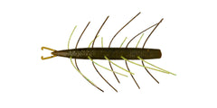 Big Bite Baits Fuzzy Scentsation Stick 4in on a drop shot boosts bass action.