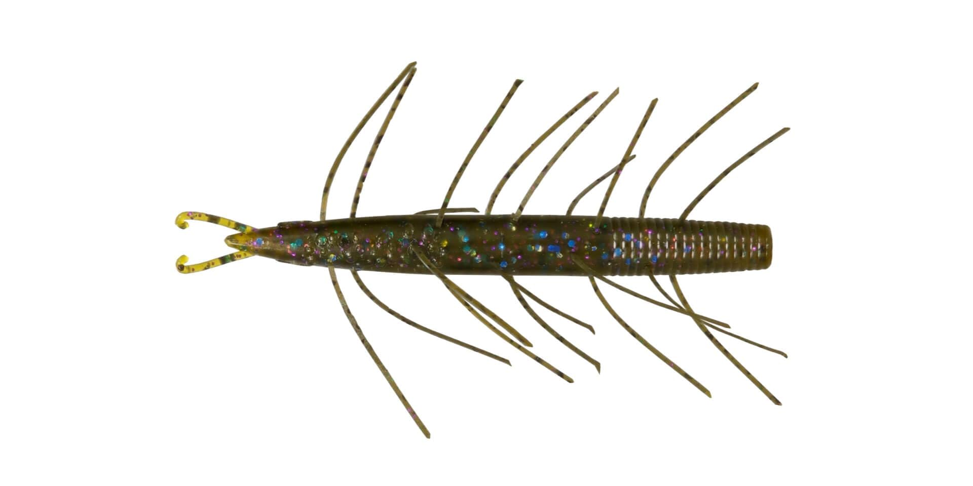 Big Bite Baits Fuzzy SCENTSATION Stick tilapia color, ideal for drop shot bass fishing