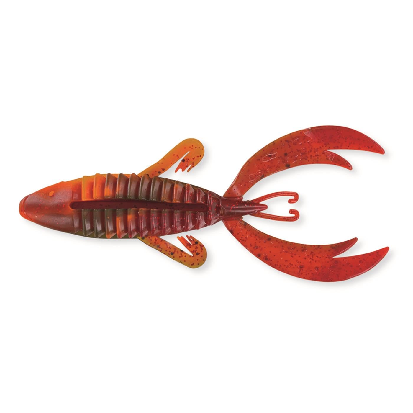 Big Bite Baits Green Pumpkin Flamethrower 4in offers a versatile color for various conditions.